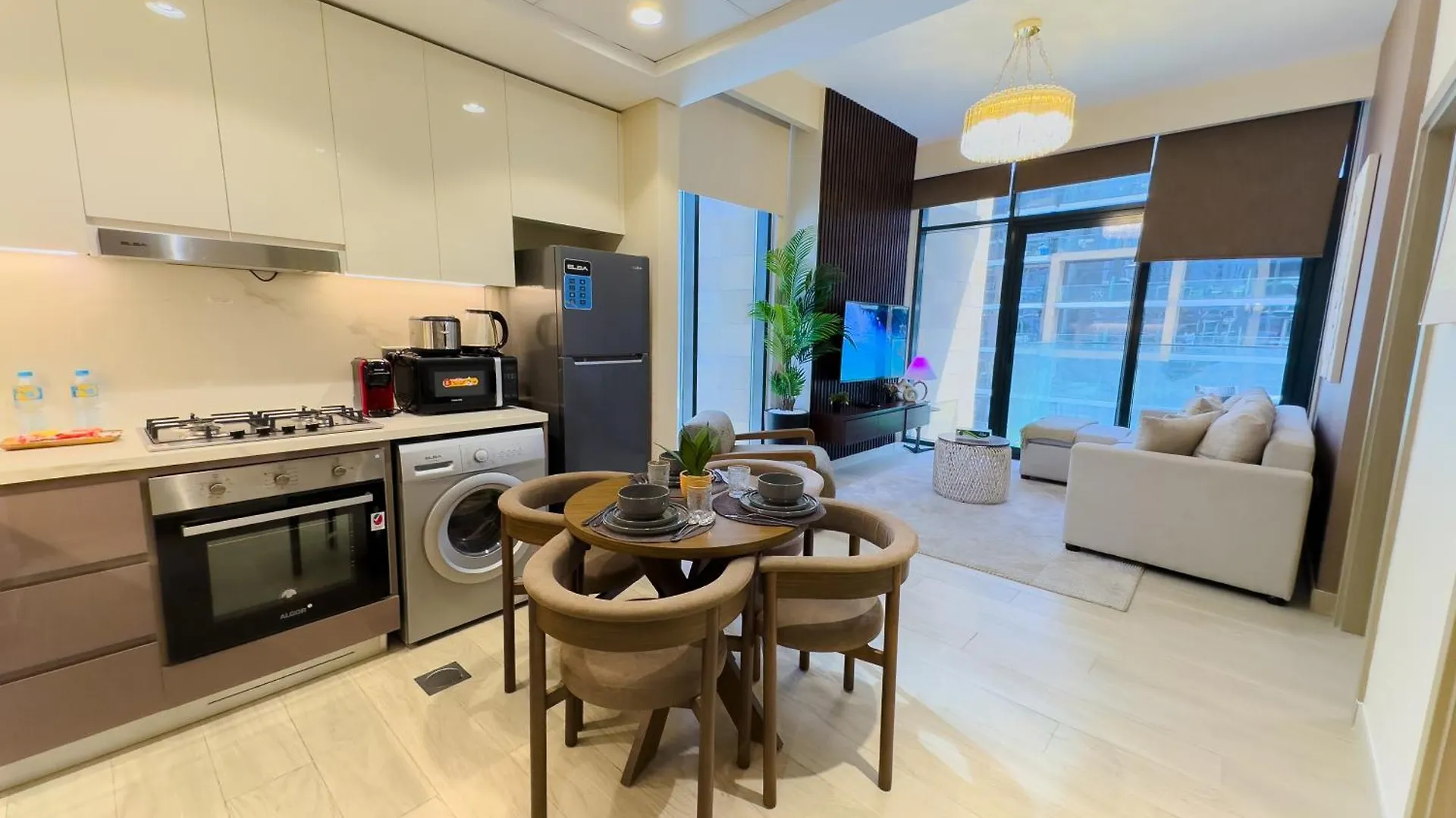 Apartmán Pool View 1Br Modern & Stylish Dubaj