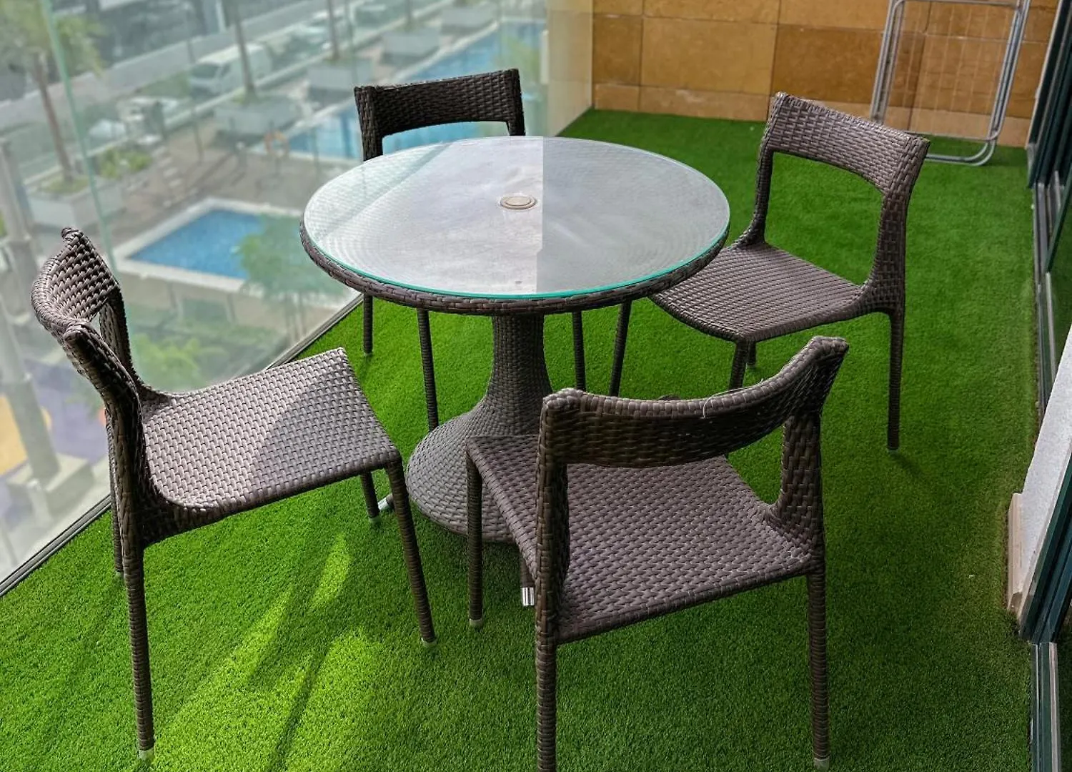 Apartmán Pool View 1Br Modern & Stylish Dubaj