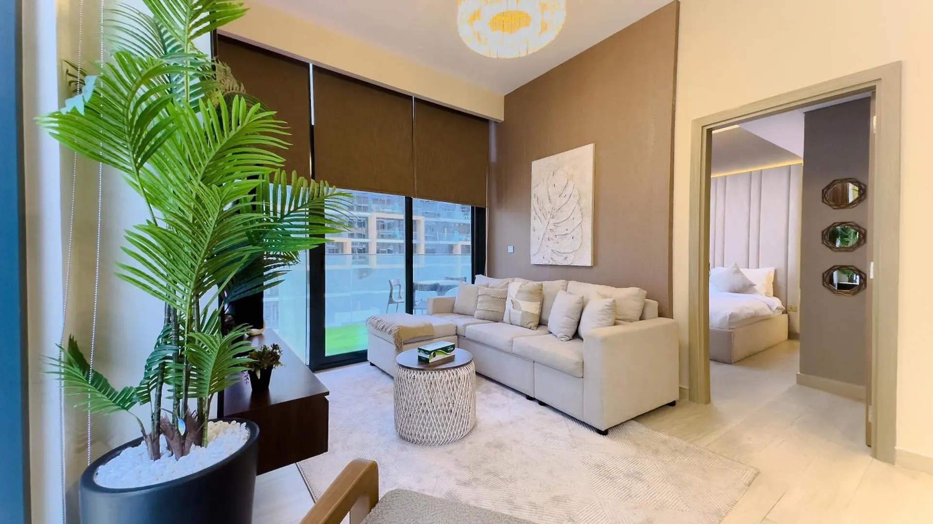 Apartmán Pool View 1Br Modern & Stylish Dubaj